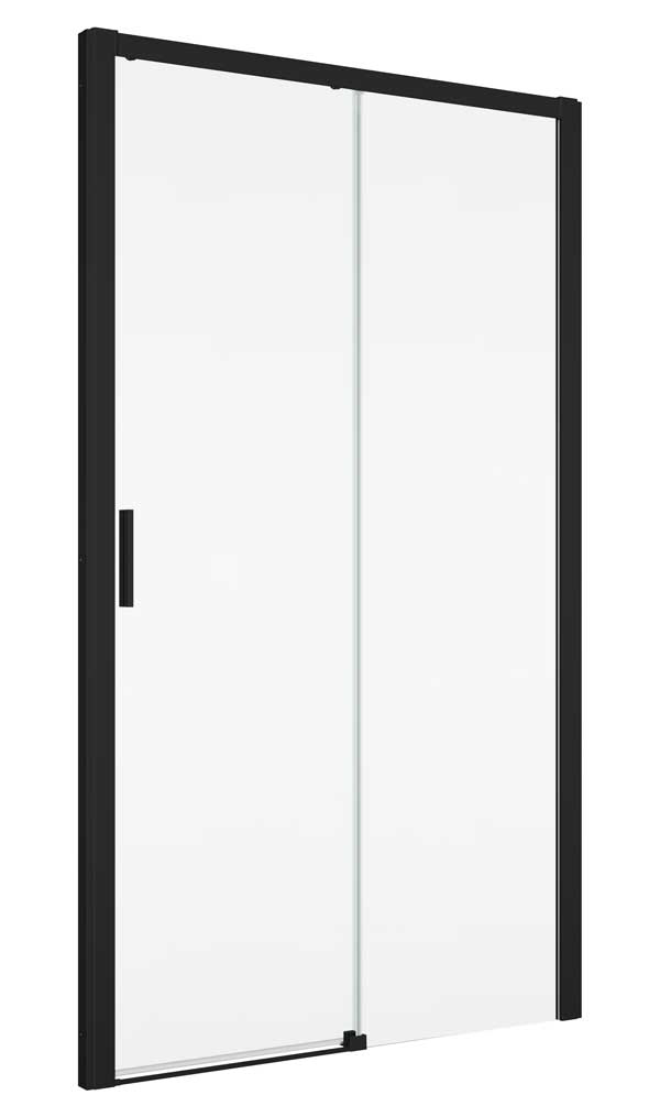 SanSwiss Top-Line S TLS2 Drzwi Prysznicowe 150x200 cm P czarny Szkło Przezroczyste (TLS2D1500607)